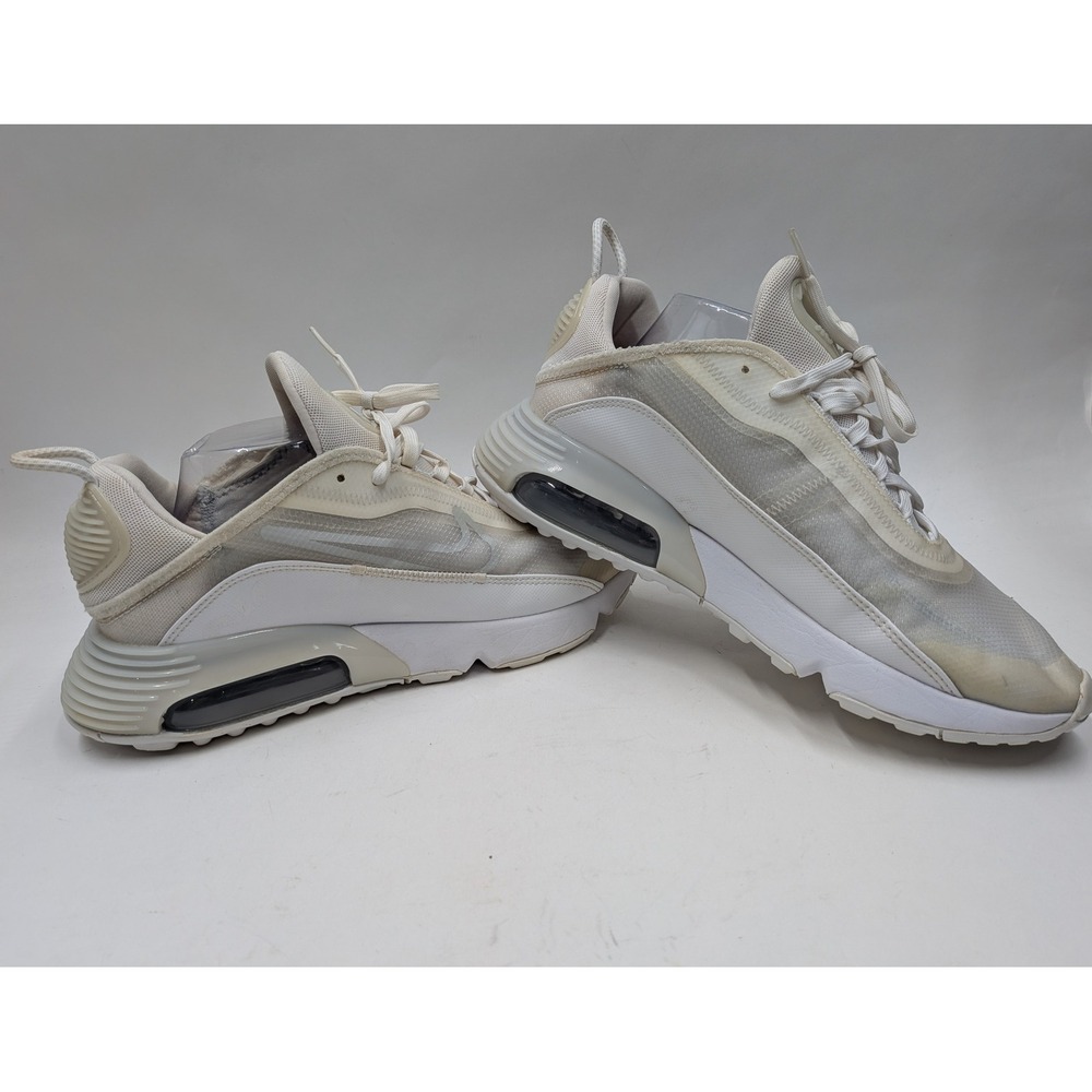 Nike Air Max 2090 Mens White Sail Running Shoes Sneakers BV9977-100 Size 9
